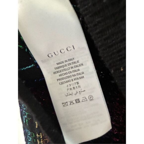 Gucci Rainbow “Gucci Hollywood” Sweater Womens Multicolor Size Small - Picture 7 of 10